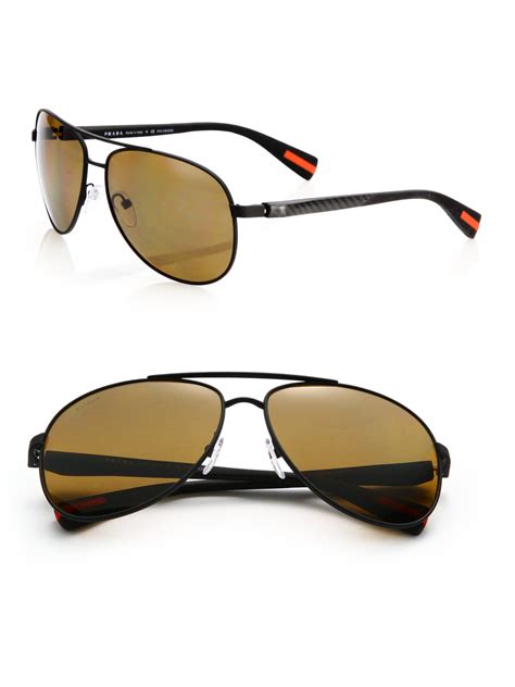 prada polarized sunglasses men|Prada aviator sunglasses men's.